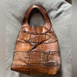 Vintage hand made leather purse